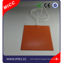 Direkte elektrische flexible Silikonkautschuk-Heizungs-Auflage der MICC Fabrik für Drucker 3D